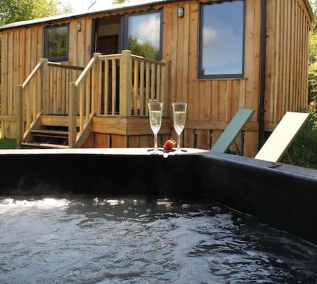 Fishguard Apartment | Pembrokeshire Shepherd hut with hottub