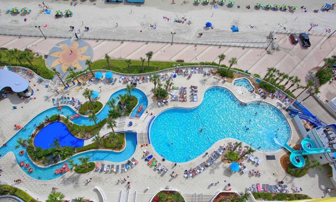 Brush - Stewarts Condo | Penthouse 1 BR Villa Direct Oceanfront Wyndham Ocean Walk Resort Daytona Beach | 1910