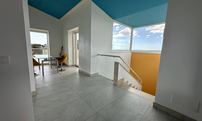 Zona XLIX Santa Maria di Galeria House | PENTHOUSE WITH EXCEPTIONAL VIEWS OF THE ROMAN COUNTRYSIDE WITH LARGE CIRCULAR TERRACE