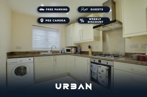 Peterborough House | Perfect Contractor House 3 Bedroom Sleeps 7