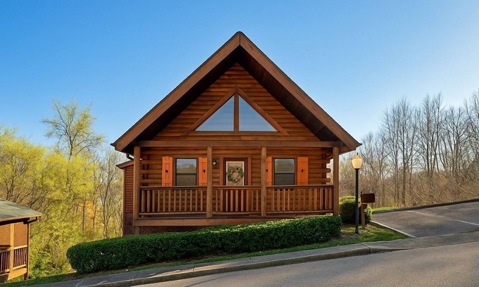 Pigeon Forge Cabin | Perfect Location! Private Hot Tub No Scary Roads