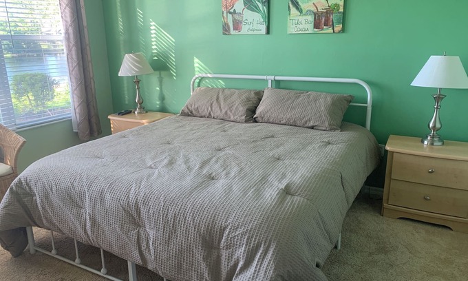 Fort Myers Condo | Pet Friendly 2 Bedroom 2 Bath Ground Floor Condo w/Lake View in Colonial CC.