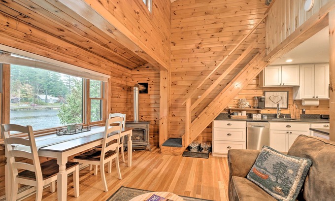 Saranac Lake Cottage | Pet-friendly Adirondack Cabin w/On-site Lake