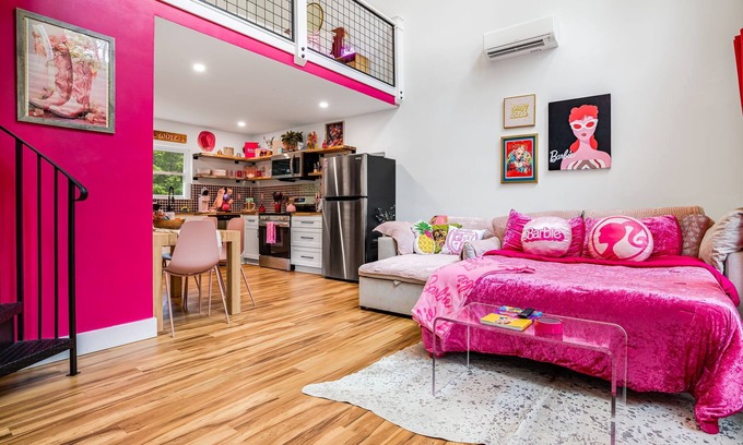 Ridgecrest House | Pet Friendly Barbie House w/Hot Tub, 5 Min from Town/15 Min to Asheville