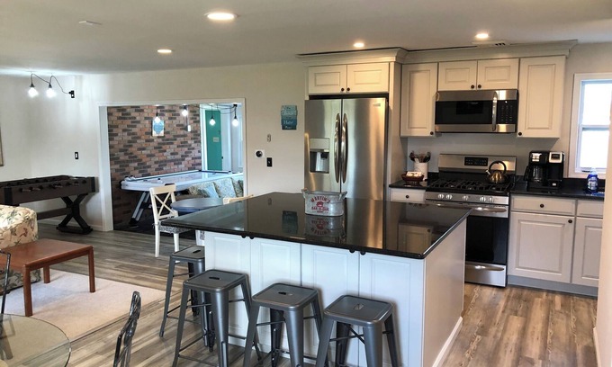 North Cape May House | Pet-Friendly Beach House with Game Room & Outdoor Shower - Steps to Pool & Beach