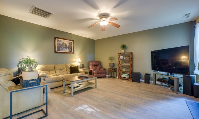 Holly Springs House | Pet-Friendly Holly Springs Residence with Deck!