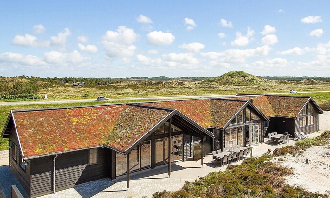 Henne Strand House | Pet friendly home in Henne with sauna