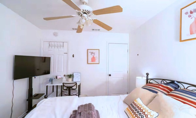 Ontario House | Pet-Friendly Room Near Airport with Free Parking