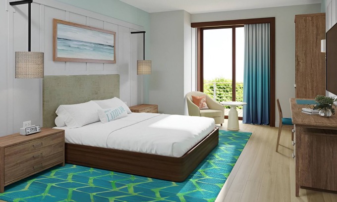 I-435 West KC-KS Hotel | Pet-Friendly Room with Balcony and Tropical Vibes – Perfect for Relaxation