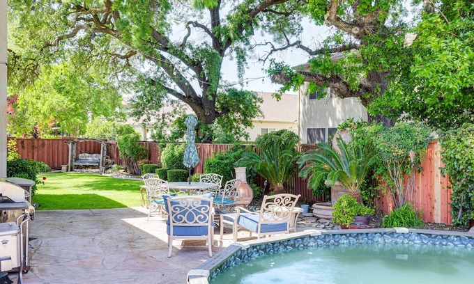 Stockton House | Pet-Friendly Stockton Home w/ Private Pool & Grill