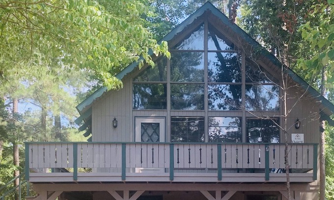 Pine Mountain Ski Chalet | Pet friendly wooded view chalet is perfect for a family get away!