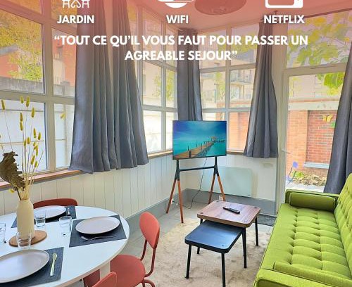 Douai Apartment | Petit cocon à Douai avec jardin et Netflix