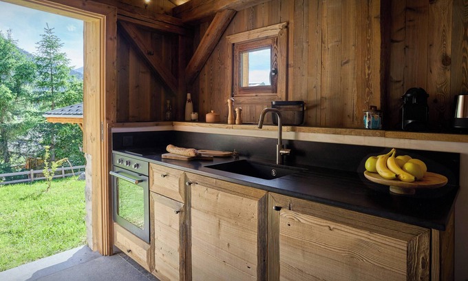 Saint-Gervais-les-Bains Ski Chalet | Petit Mazot La Chandelle - romantic mountain stay for 2 - OVO Network