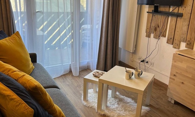 Peyragudes Apartment | Peyragudes Studio with mountain view (Peyresourde/loudenvielle slope)
