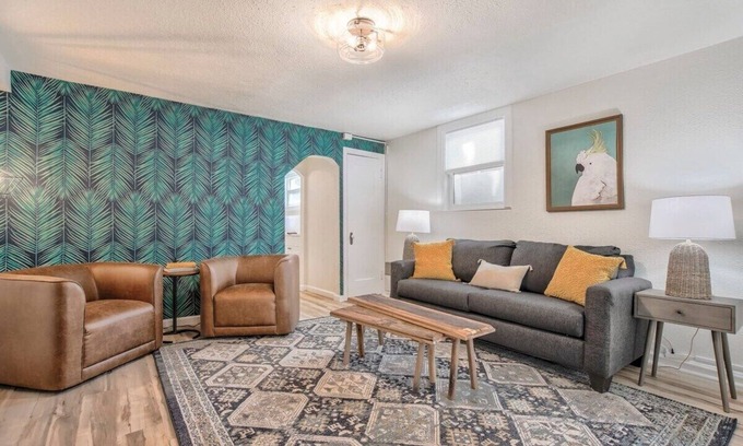 Central Colorado Springs Apartment | Pikes Charm! Apartment w/Arcade, BBQ & Fire Pit