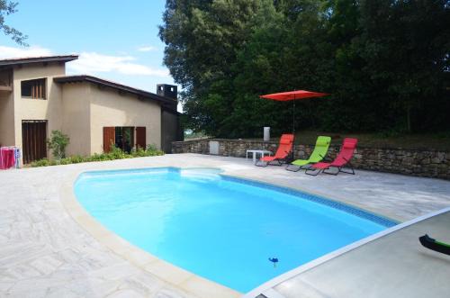 Saint-Georges-les-Bains Villa | Piscine, villa architecte, vue exceptionnelle