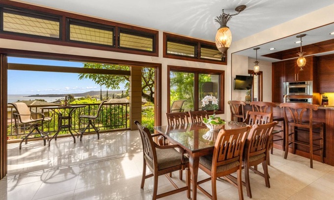 Kapalua Condo | Platinum level, FULL remodel villa with unrivaled interiors and spectacular ocean and island views!