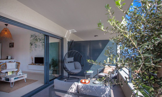 Bastia Apartment | Playa Marina, renovated apartment, large terrace with sea view