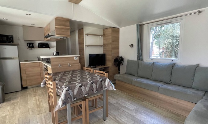 Les Mathes House | Pleasant 3bed Mobilhome Siblu Bonne Anse La Palmyre