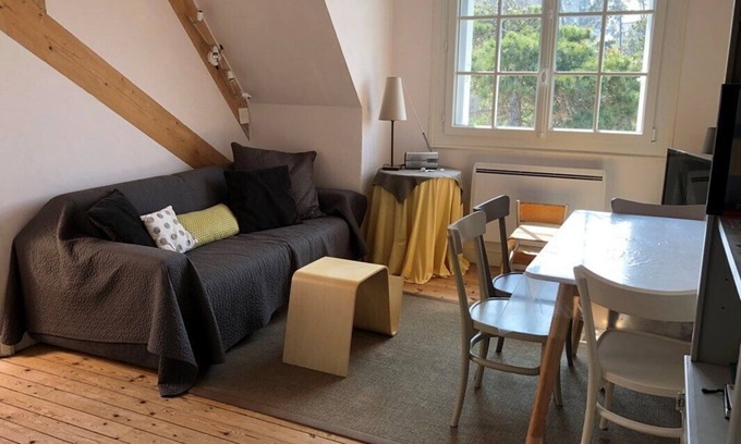 Saint-Cast-le-Guildo Apartment | Pleasant apartment with WiFi 50 m from the main beach of St Cast in the La.
