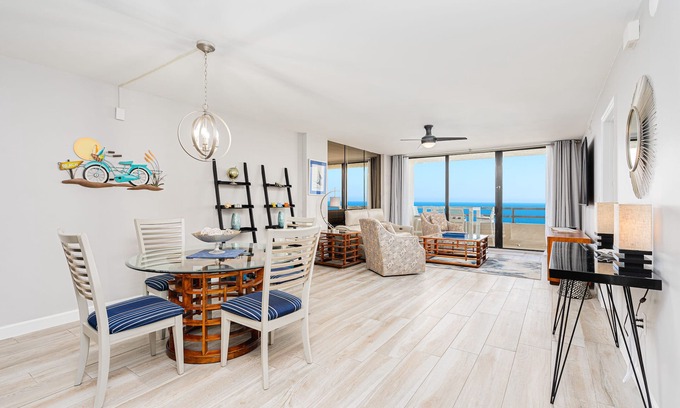 Daytona Beach Shores Condo | Pool and Beach Access Open! Oceanfront Seychelles Condo - 2BR/2BA - #1502