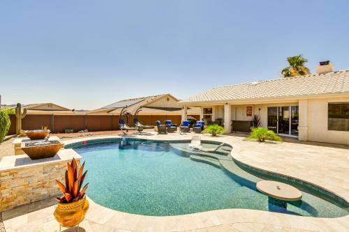 Lake Havasu City House | Pool, Bar and Grill Lake Havasu Oasis!