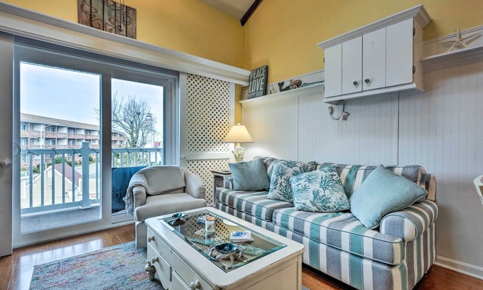 Caine Woods Condo | Pool & Beach Access: Ocean City Condo w/Balconies