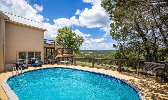 Canyon Lake House | Pool | Cozy Fireplace | Fire Pit & Stunning Views!