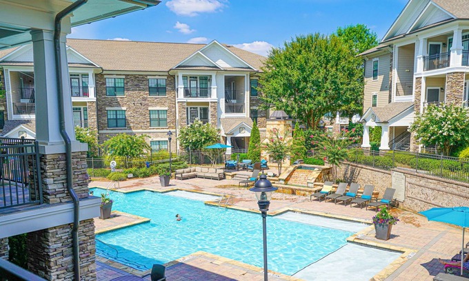 Sugar Hill Apartment | Pool, Gym, Cozy Oasis minutes from Lanier Island