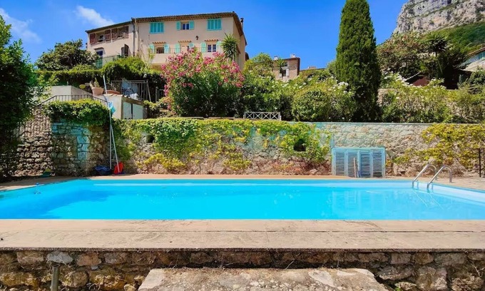 Saint-Jeannet House | POOL, Panoramic VIEW Authentic Village Villa