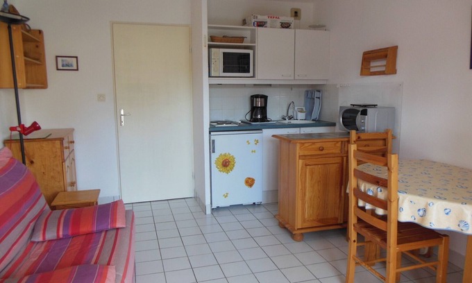 Pornic Apartment | Pornic Studio-cabin 4 people facing south with swimming pool