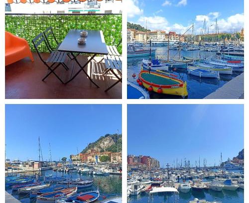 Quartier du Port Apartment | Port de Nice-charmant appartement bucolique ! vue port
