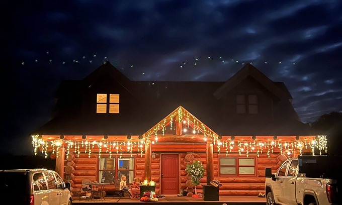 Saxon Cabin | Potato River Falls Log Cabin Retreat 130 Acres
