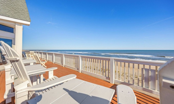 Avon House | Premier Oceanfront w/Private Pool, Hot Tub, Elevator, Sauna, Game Room, Wet Bar