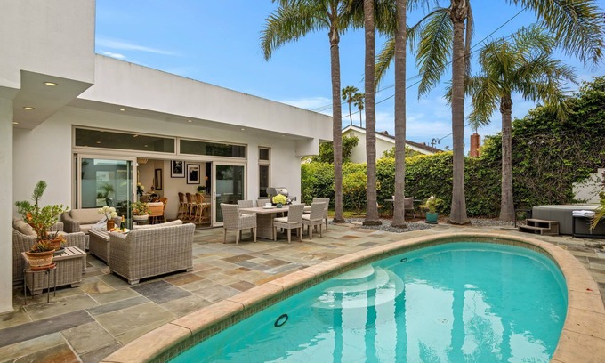 The Mesa House | Premium Shoreline Location with Pool Mere Steps From the Beach!