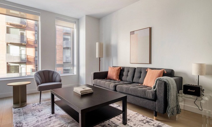 Shawmut Apartment | Premium South End 1BR w/Gym, nr Groceries & Shops, by Blueground