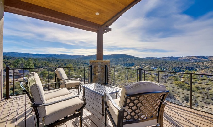 Lynx Mountain View Estates House | Prescott Vacation Rental w/Game Room & Mtn Views!
