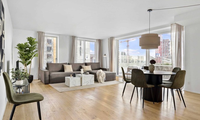 Aarhus C Apartment | Presidential suite with incredible balcony
