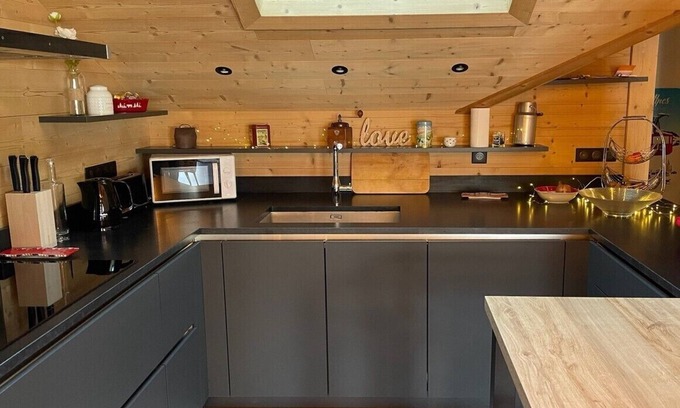 Saint-Sorlin-d'Arves Apartment | PRESTIGE: RARE DUPLEX for 6 to 10 people