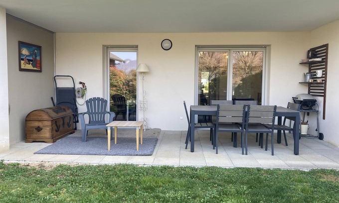 Aix-les-Bains Apartment | Pretty apartment T3 63 m² PMR on the ground floor garden terrace "promotion