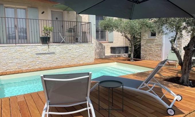 Manosque House | Pretty Provencal house ideally located 130m2, 4 bedrooms, swimming pool