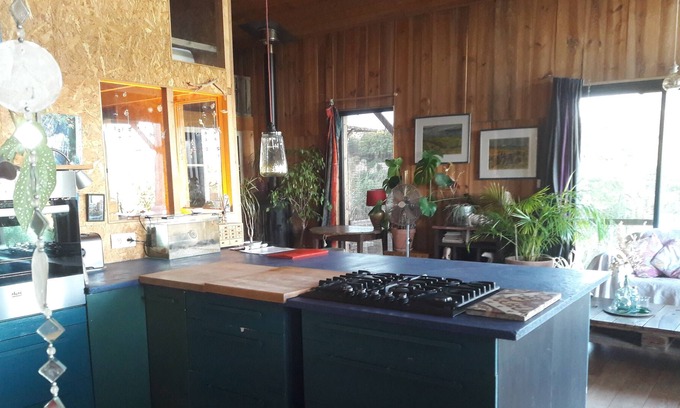 Tressan House | Pretty wooden house with swimming pool