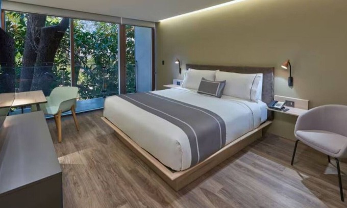 Providencia Hotel | Prime Location in Trendy Zone – Modern Room, Work Desk, and Local Charm