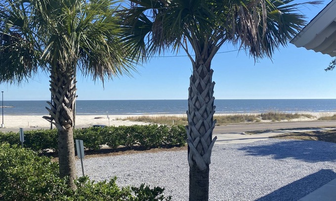 Old Town House | “Prime Location” New Beachfront 3 Bedroom on the BEACH in downtown Bay St Louis