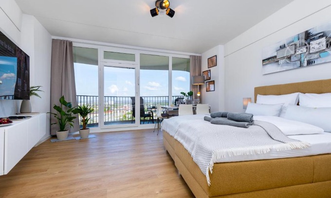 Antonsviertel Apartment | Primero Top-Suite I 22 Stock I Messe Zentrum Kongress