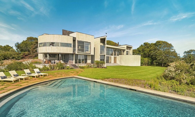 Suffolk County House | Pristine waterfront eco-estate with panoramic views, surrounded by 22.