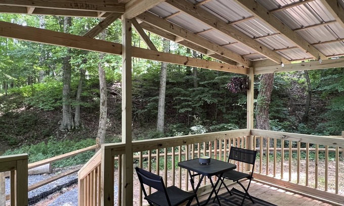 Rutherfordton Cabin | Private 1BR Cabin With Fenced In Dedicated Yard