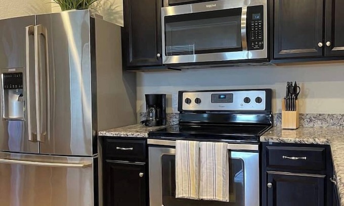 Little Elm House | Private 3 Bedroom House with Fireplace