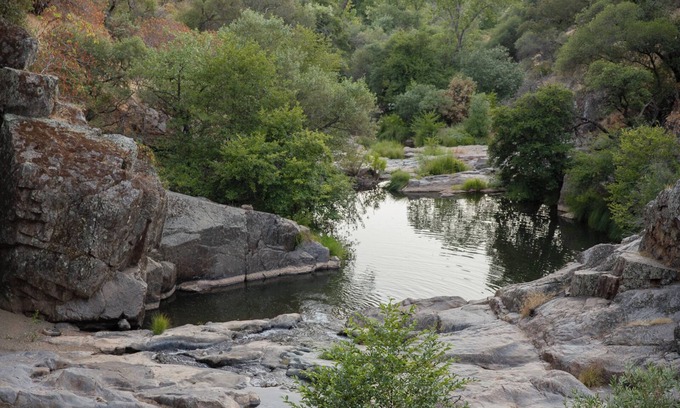 Sonora Cottage | Private 40-acre retreat with creek, swimming hole, sleeps 18, dog-friendly, near golf & casinos.