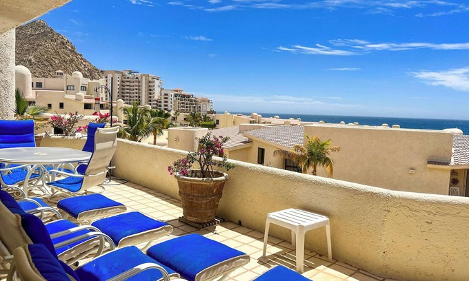 Centro Condo | Private Balcony with Sunset Ocean Views & 2 Pools